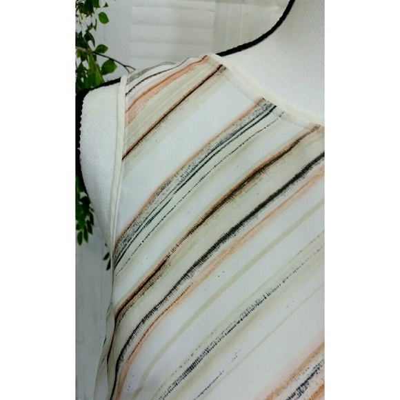 Nwt H&M womens size10 tan brown black tunic top - Picture 6 of 7